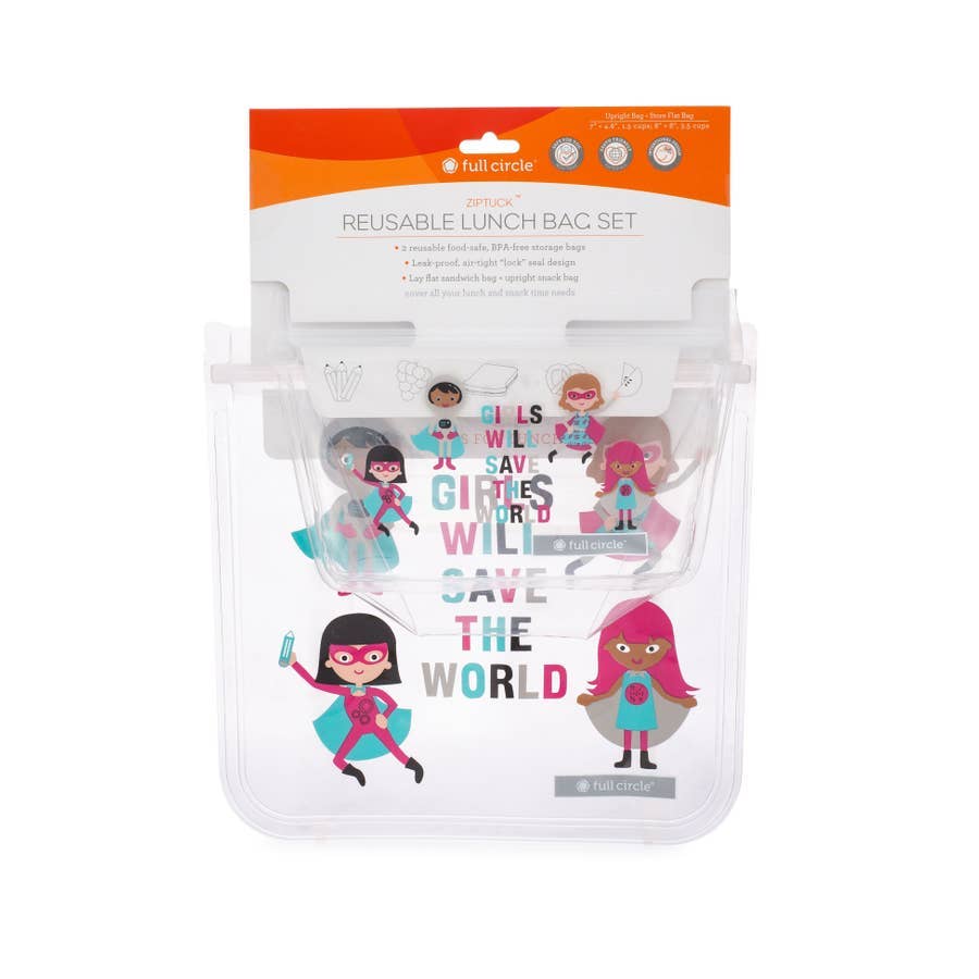 Ziptuck Reusable Lunch Bag Set (2pk)