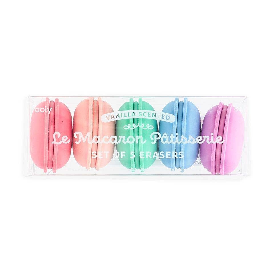 OOLY Le Macaron Patisserie Scented Eraser - Set of 5