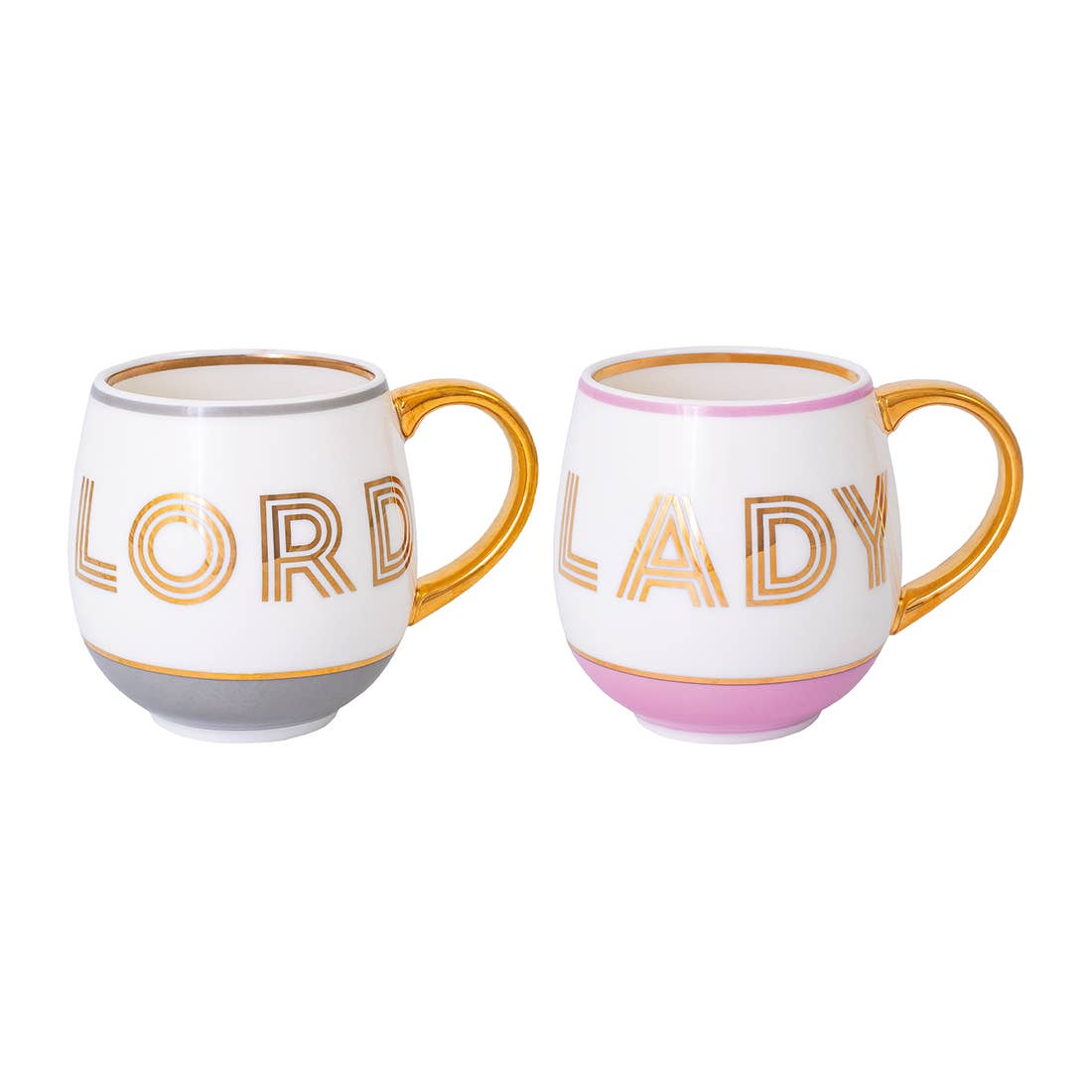 Lord and Lady Library Mugs - Set of 2