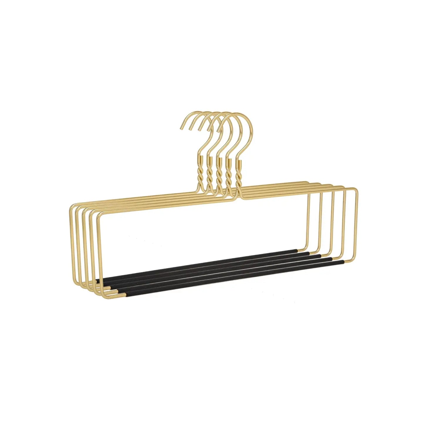 Heavy Duty Blanket Hanger with Gold Hardware and Slip Resistant Bar - Single Hanger