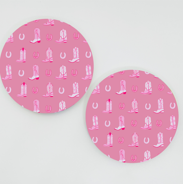 TART By Taylor Boot Scoot Coasters