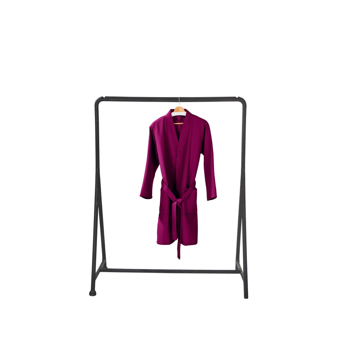 Fine Waffle Piquée Bathrobe