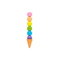 OOLY Rainbow Scoops Vanilla Scented Stacking Erasable Crayons
