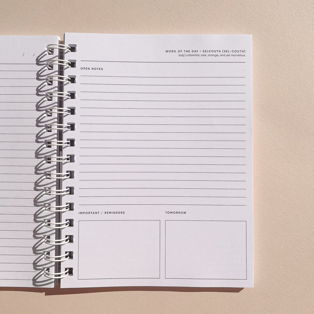 Balance Notebook - Cover by Mary Finlayson, Dekooning Beuys and Plants for Simple Self