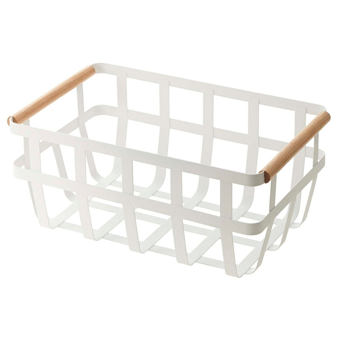 Tosca Storage Basket in White/Natural