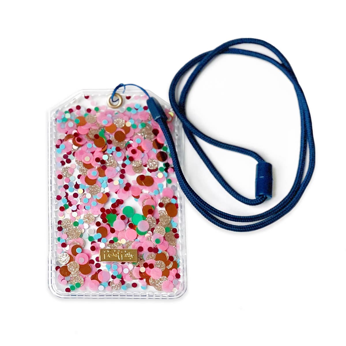 The Essentials Confetti Lanyard ID Holder
