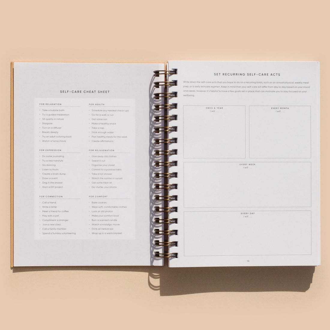 The Self Care Planner Daily Edition by Simple Self - Grey