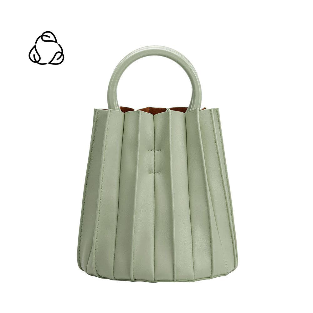 Lily Vegan Small Top Handle Bag in Mint