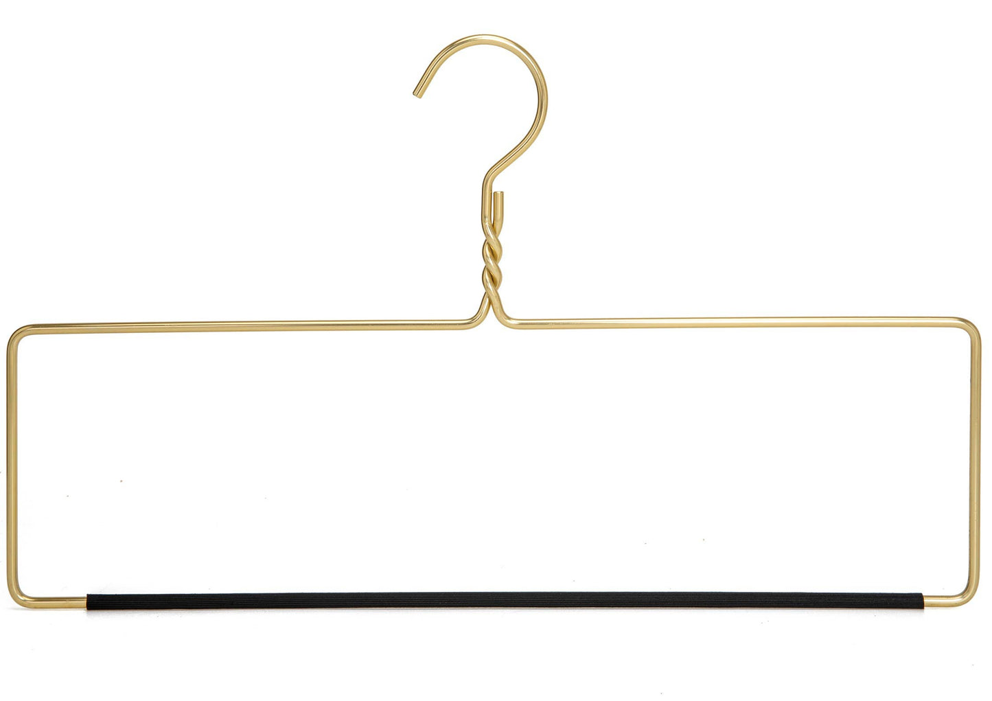 Heavy Duty Blanket Hanger with Gold Hardware and Slip Resistant Bar - Single Hanger