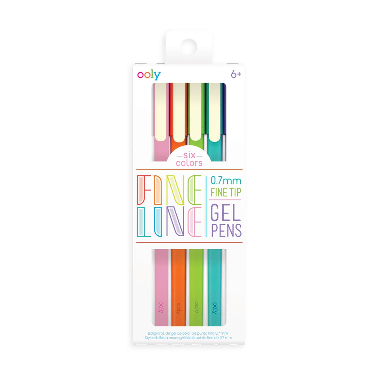 OOLY Fine Line Gel Pens - Set of 6