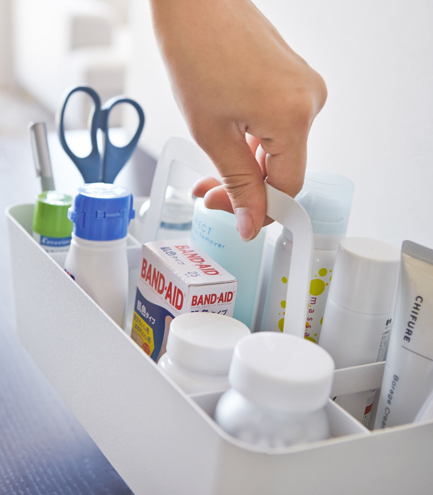 Tower Storage Caddy Large in White
