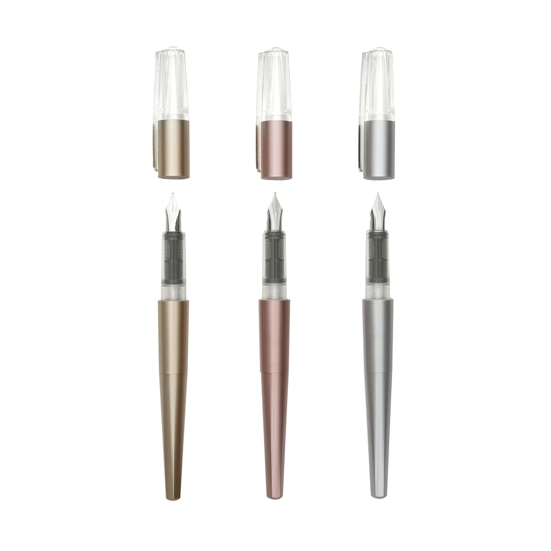 OOLY Modern Script Fountain Pen, Set of 3 & Journal