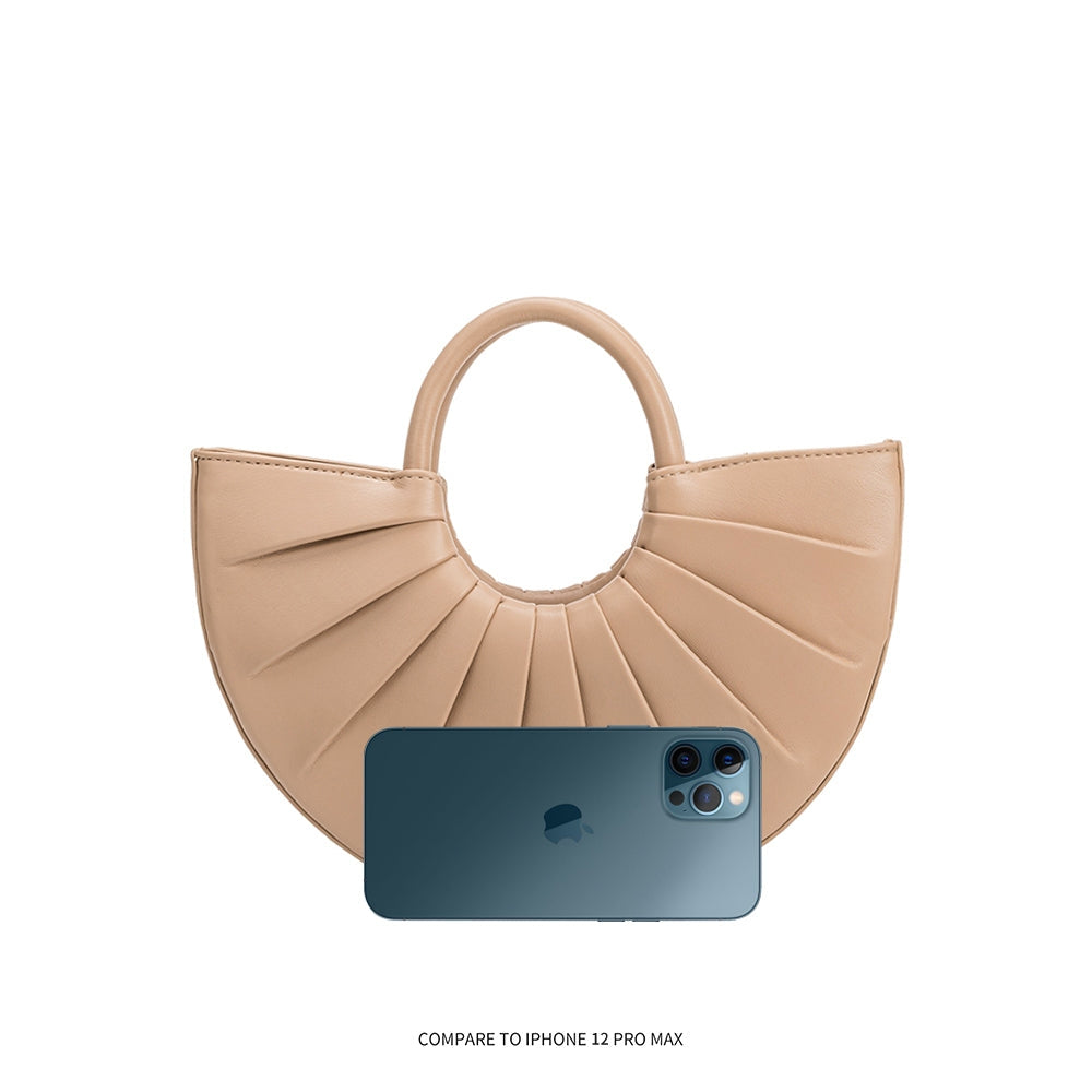 Karlie Vegan Small Top Handle Bag in Lilac