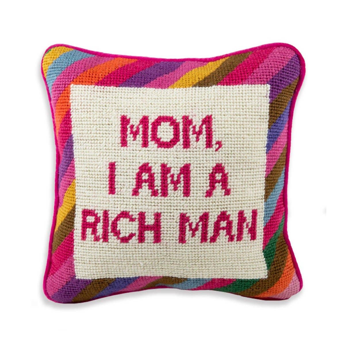 Cher Knows Best Needlepoint Pillow by Furbish Studio