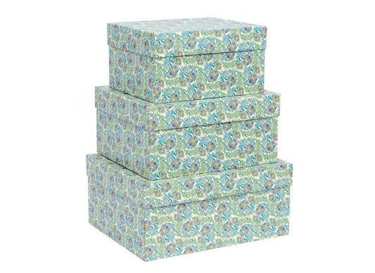 Memory Storage Box Set in Peacock