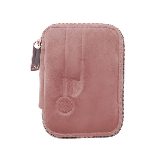 EAR BUD CASE - VIXEN ROSE (velour finish)