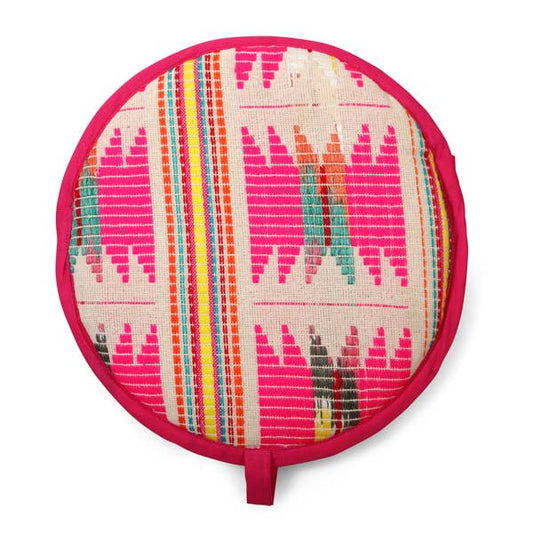 Flat Tortilla Warmer by Casa Amarosa in Pink