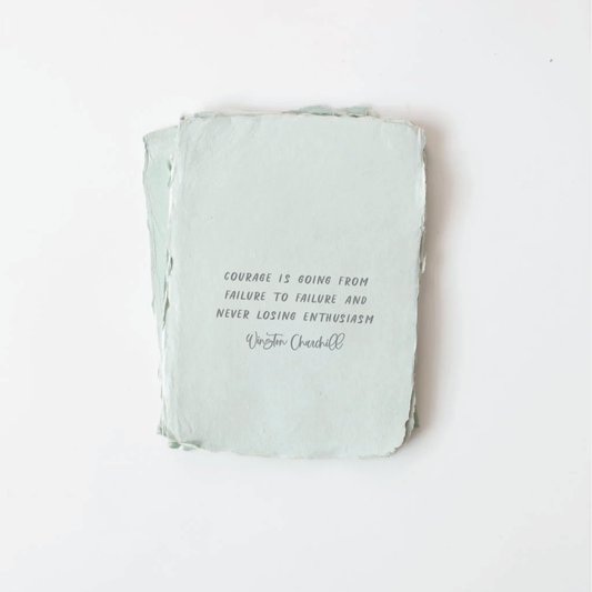 Courage Winston Churchill Card