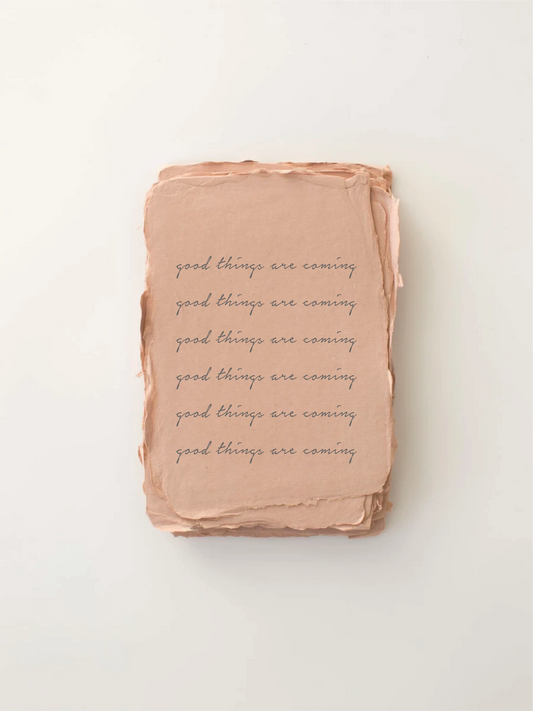 "Good things are coming." Encouragement Card by Paper Baristas