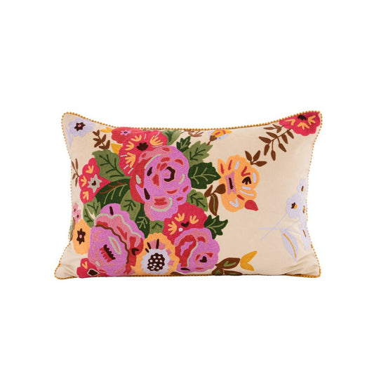 Karma Living Timberline Lodge Floral Pillow 16x24"