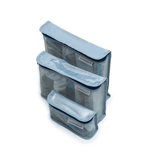 Toiletry Cubes (set of 3) - Black