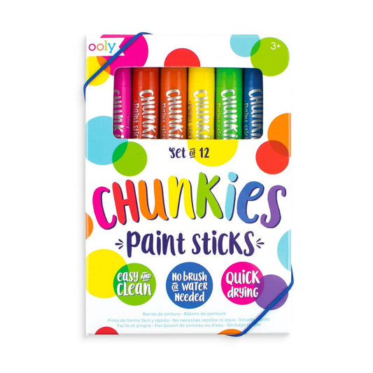 OOLY Chunkies Paint Sticks Original Pack - Set of 12