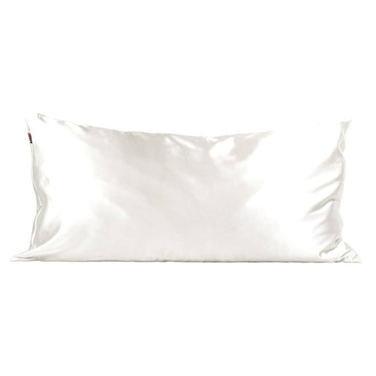 Satin Pillowcase King by Kitsch - Ivory