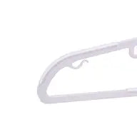 Space Saving Plastic Quality Shirt Hangers in White - Box of 25