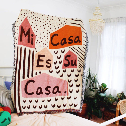 Mi Casa Es Su Casa Tapestry Blanket
