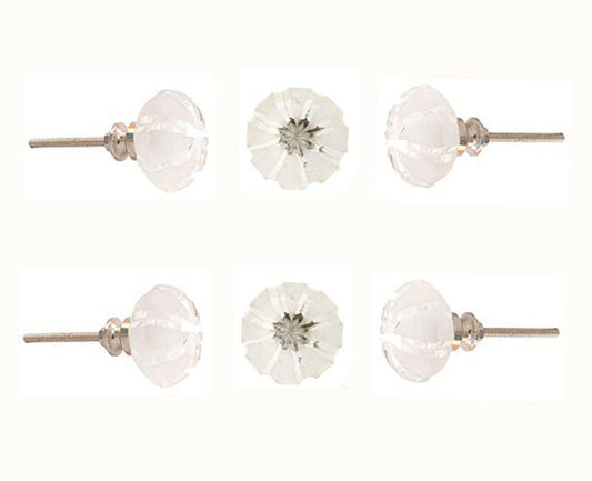 Clear Cut Tomato Knobs - Set of 6
