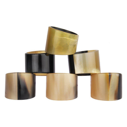 Ananta Horn Napkin Rings - Set of 6