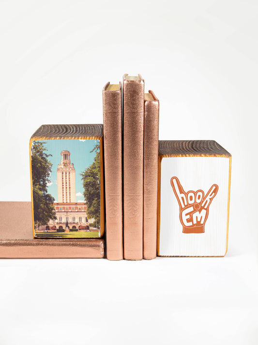 Hook 'em UT Austin - Bookends