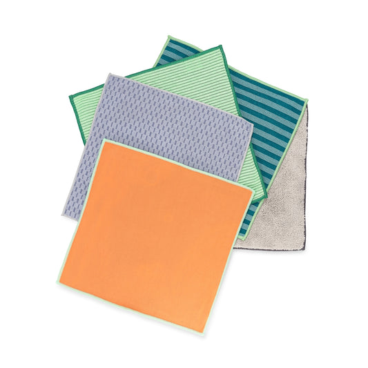 Renew Recycled Essential Microfiber Cloths (set of 5)