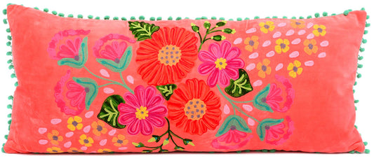 Karma Living Amayzing Lumbar Coral Pillow
