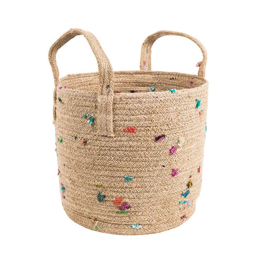 Bright Bits Jute Small Toy Storage Basket