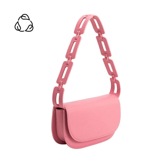 Inez Vegan Small Shoulder Bag in Pink