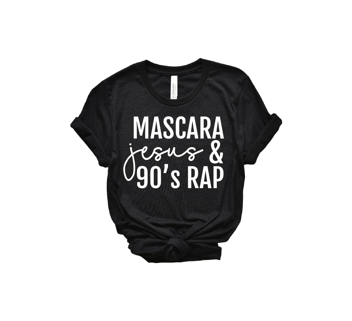 Mascara Jesus and 90's Rap Tee