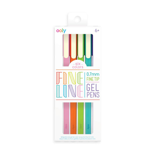 OOLY Fine Line Gel Pens - Set of 6