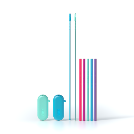 GIR Standard Silicone Straws: 5-Pack