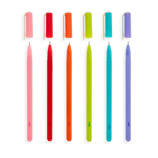 OOLY Fine Line Gel Pens - Set of 6