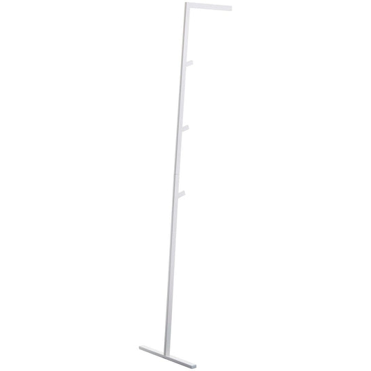 Line Leaning Slim Coat Rack in White